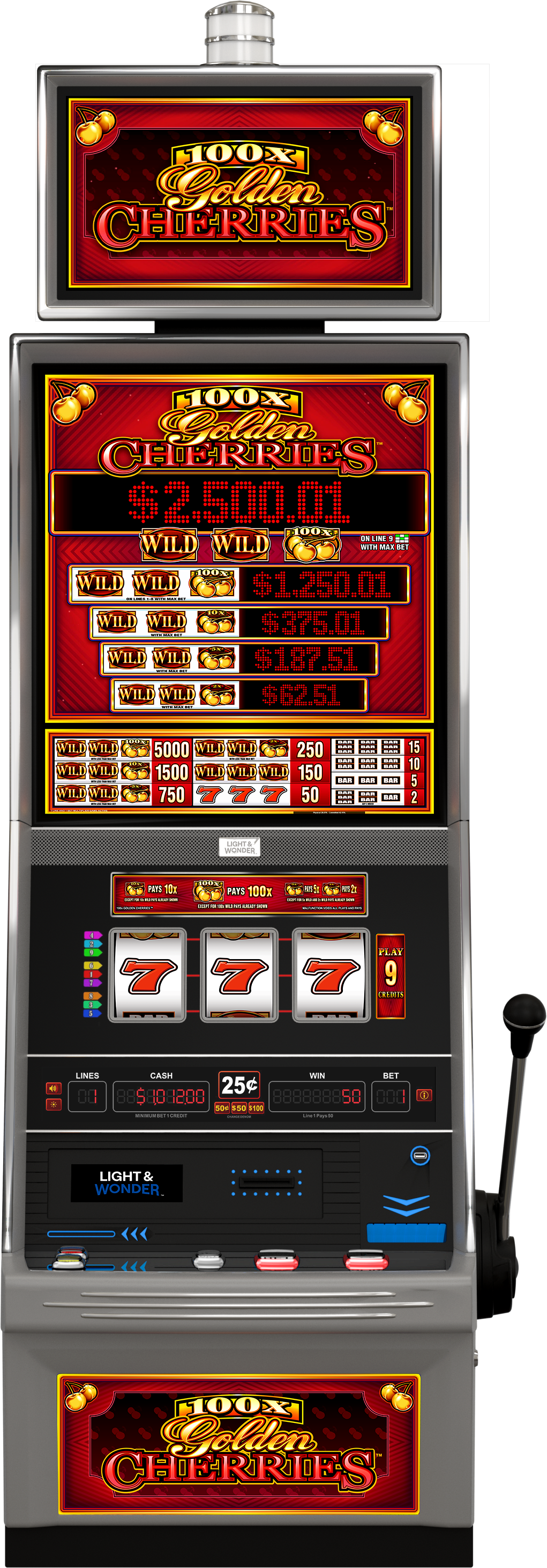 100x Golden Cherries Cabinet